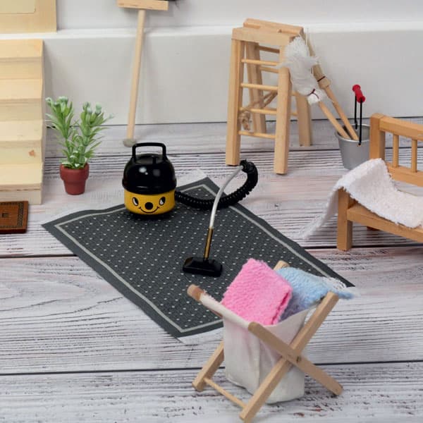 Miniatyr Dammsugare - 4 cm - Svart och Gul
