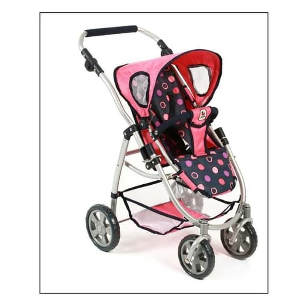EMOTION “ALL IN” 3-i-1 kombinerad barnvagn - BAYER CHIC 2000 - Korall - För dockor upp till 50 cm
