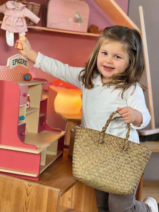 Halvslax i strå - Egmont Toys - 20x10x16 cm - Beige - För barn - Unisex