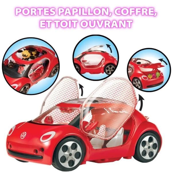 Miraculous Ladybug Car - Ladybugs Volkswagen e-Beetle - Bandai