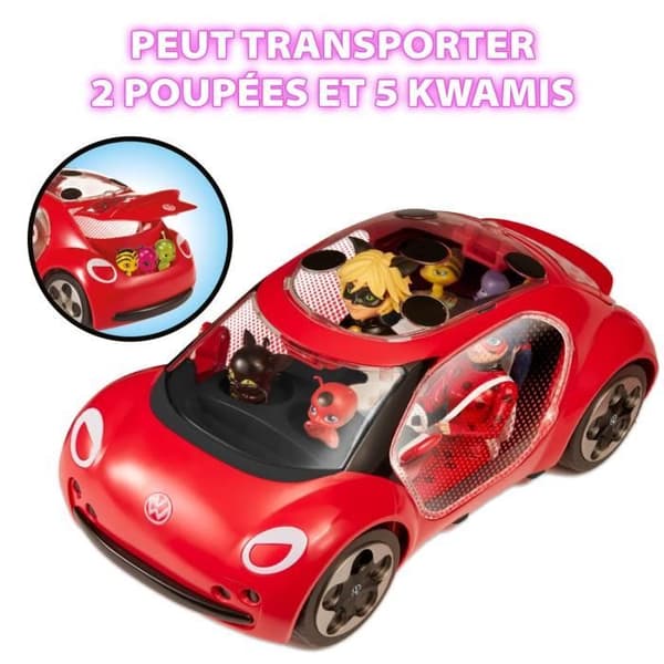 Miraculous Ladybug Car - Ladybugs Volkswagen e-Beetle - Bandai