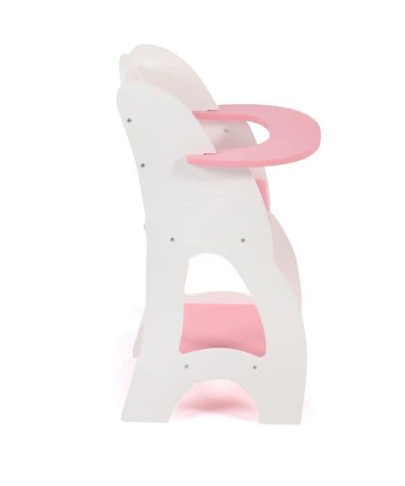 Bayer chic - 520-88 - 2000- Barnstol för babydockor upp till ca. 46 cm, Möbler för dockor, Rosa stjärnor