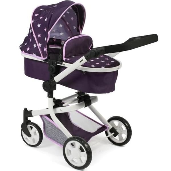 Mika kombinerad barnvagn för dockor - Bayer Chic 2000 - färg 71 - Lila - Tjej - 3 år och uppåt