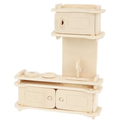 DIY træ dukkehus møbler