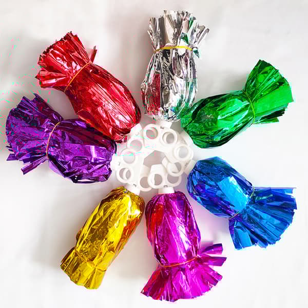 INF Cheerleading Pom Poms, Store 32cm Dobbelthovedede Metalliske Cheer Pom Poms