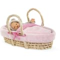 Pikkukuva 3 / 6: Tillbehör till babydockor - COROLLE - Rosa plysch-basinset - för 36 och 42 cm babydockor - från 3 år