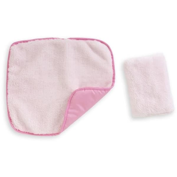 Tillbehör till babydockor - COROLLE - Rosa plysch-basinset - för 36 och 42 cm babydockor - från 3 år