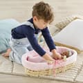 Pikkukuva 6 / 6: Tillbehör till babydockor - COROLLE - Rosa plysch-basinset - för 36 och 42 cm babydockor - från 3 år