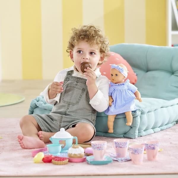 Babytillbehör - COROLLE - My Tea and Snack Dinette - 30 accessoarer - från 18 månader