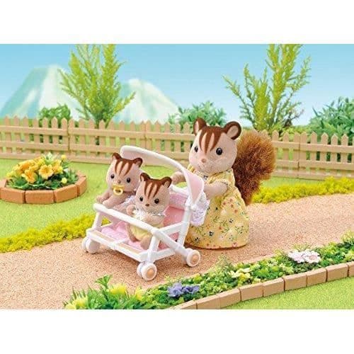 Sylvanian Dubbelvagn - Familjehemstillbehör - Rosa