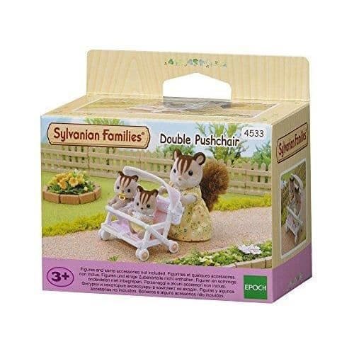Sylvanian Dubbelvagn - Familjehemstillbehör - Rosa
