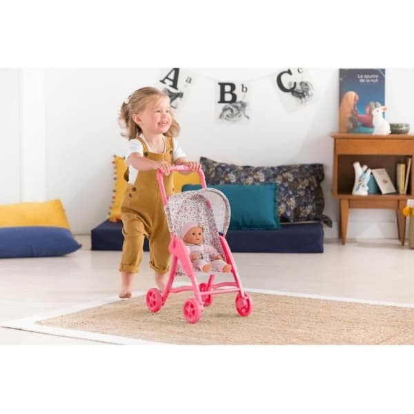 Corolle 30 cm blommig barnvagn - Tillbehör från 18 månader