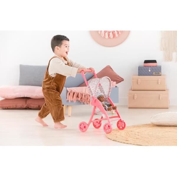 Corolle 30 cm blommig barnvagn - Tillbehör från 18 månader