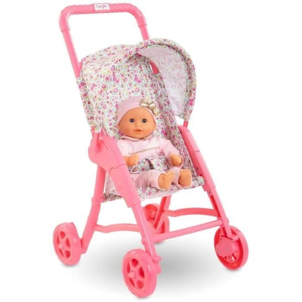 Corolle 30 cm blommig barnvagn - Tillbehör från 18 månader