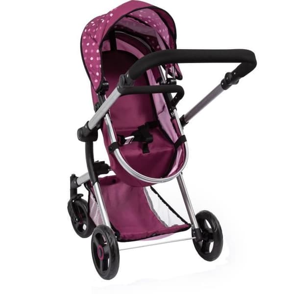 BAYER Combi Barnvagn Barnvagn För Docka Rosa