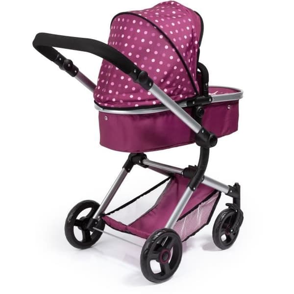 BAYER Combi Barnvagn Barnvagn För Docka Rosa