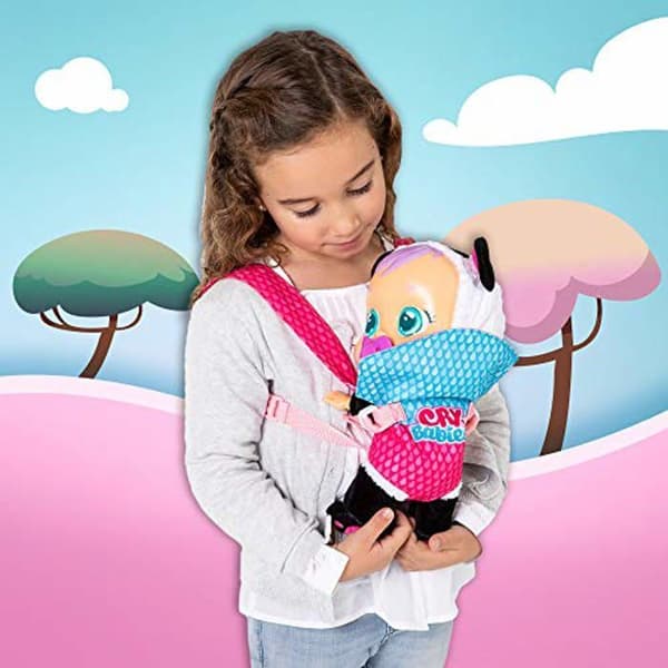 Cry Babies bärsele - IMC TOYS - För barn från 18 månader och uppåt - Mått L21 x D4,5 x H32 cm - Rosa