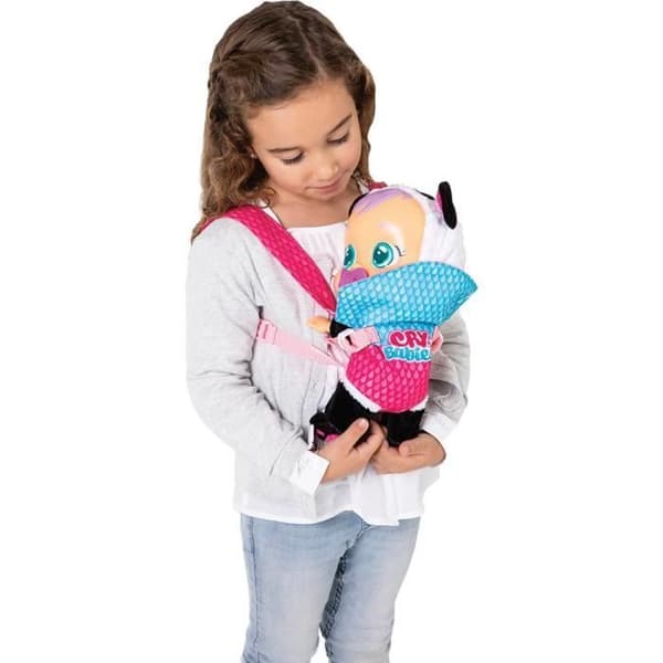 Cry Babies bärsele - IMC TOYS - För barn från 18 månader och uppåt - Mått L21 x D4,5 x H32 cm - Rosa