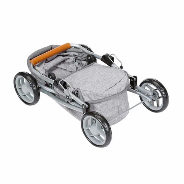 Barnvagn - Knorrtoys barnvagn - 63332 - .COM- Barnvagn för Mini Lili docka-Sten Brun,