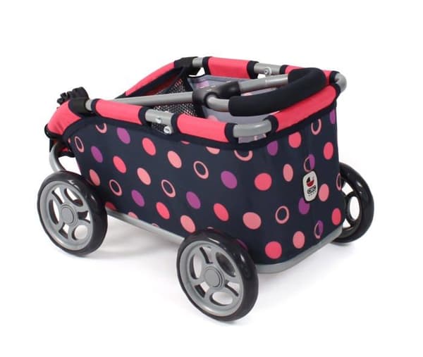 Bayer chic - 660-20 - 2000 Skipper Traction Cart, liten vagn för gosedjur, dockor och leksaker, Corallo,
