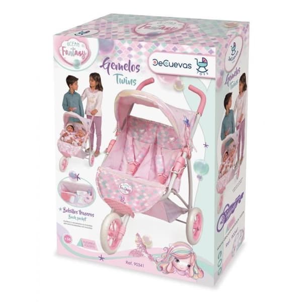 Dockvagn - DECUEVAS TOYS - 90341 - 3 hjul - Fällbar - Ocean Fantasy