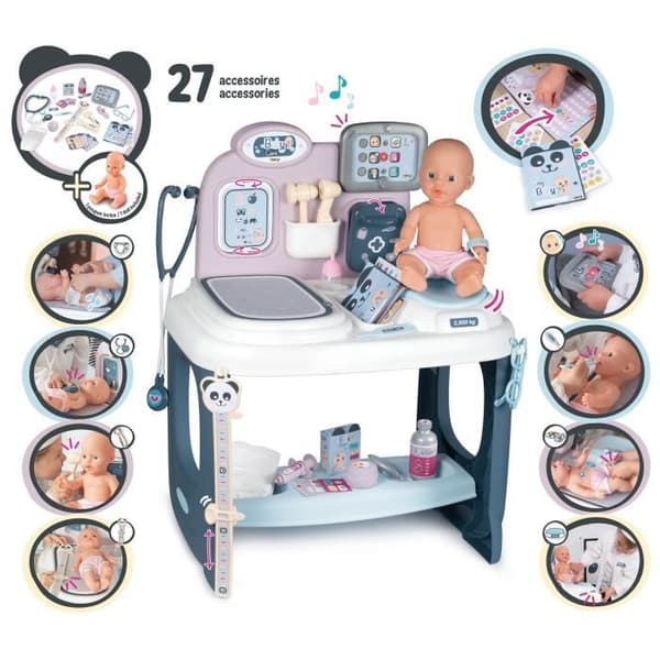 Baby Care Care Center - Smoby - Medicinska tillbehör för kissdocka