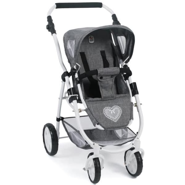 Barnvagn Combi 3 in 1 EMOTION ALL IN Jeans Grå - BAYER DESIGN - Från 3 år