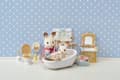 Miniatyrbild 1 av 2: Sylvanian Families badrumsset i lantlig stil
