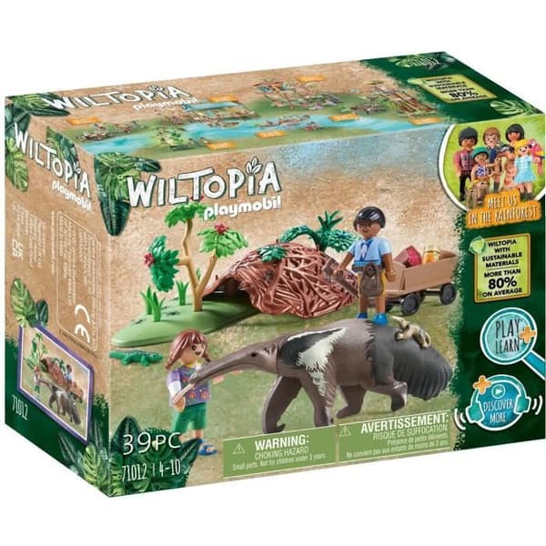 PLAYMOBIL - 71012 - Wiltopia - Myrslokare - 39 delar - Leksak för barn från 4 år