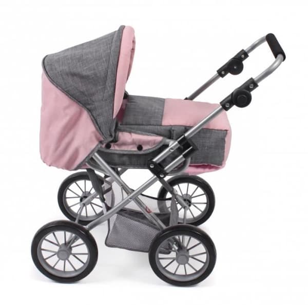 Dockvagn - BAYER CHIC 2000 - Leni combi - Grå - Ljusrosa - Från 3 år