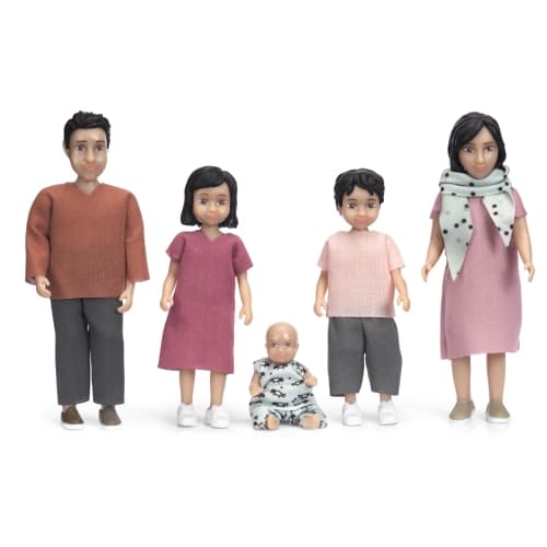 Dukkesett Familie Jamie, Lundby