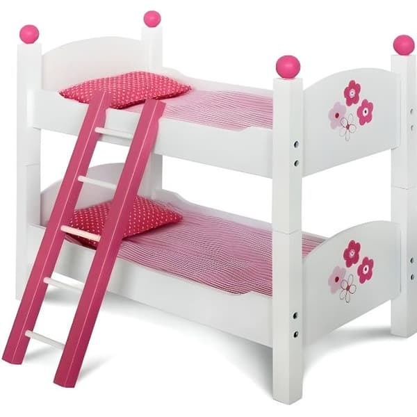 Överlägsen säng för docka - Docka - Modell Fiori - Rosa - Barn - Flicka