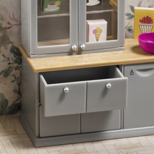 Diskho+Diskmaskin Grå Lundby