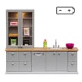 Miniatyrbild 1 av 6: Diskho+Diskmaskin Grå Lundby
