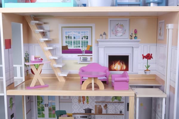 Dockhus Maya - XXL - 28 möbler - Ecotoys
