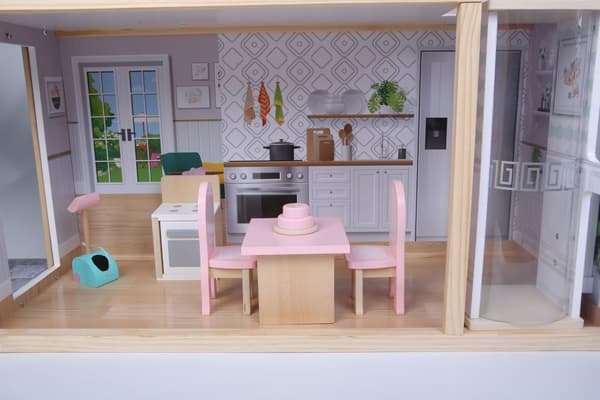 Dockhus Maya - XXL - 28 möbler - Ecotoys