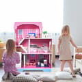 Miniatyrbild 3 av 4: Dockhus - XMTECH - Modell B - 3 våningar - 15 möbler - 100x70x36 cm
