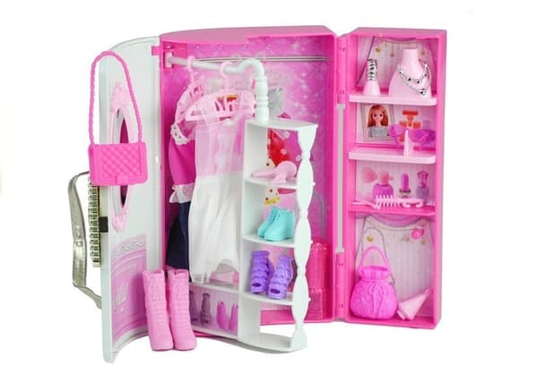 Doll with Accessories Wardrobe in a Bag