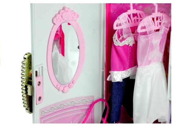 Doll with Accessories Wardrobe in a Bag