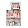 Miniatyrbillede 2 af 9: Dollhouse - 61x30x106 cm - træ - med møbler
