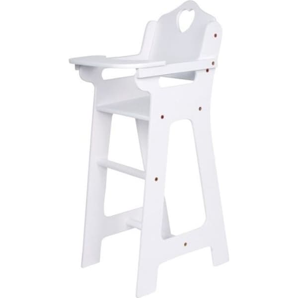 Barnstol för docka - Märke - Modell - Vit - Tjej - 28 x 62,5 cm - Barn