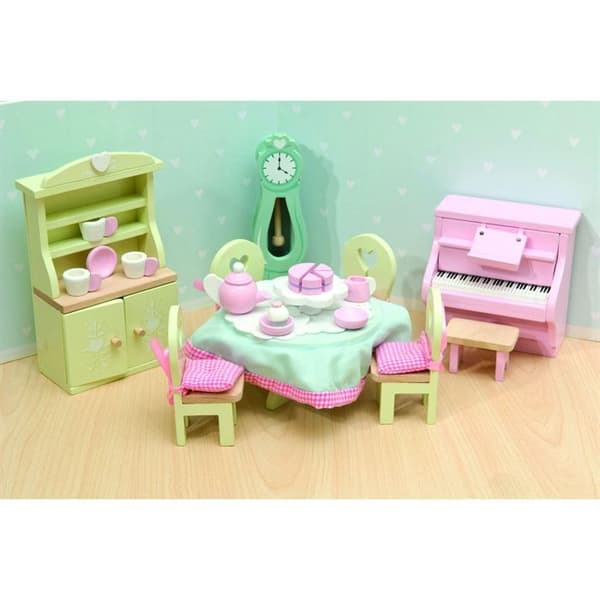 Rose Dining Room - Le Toy Van - 15056 - För barn från 3 år och uppåt - Rosa inredning