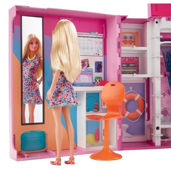 Barbie®-docka och Deluxe dressingbox, över 60 cm, från 3 år HGX57