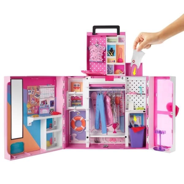 Barbie®-docka och Deluxe dressingbox, över 60 cm, från 3 år HGX57