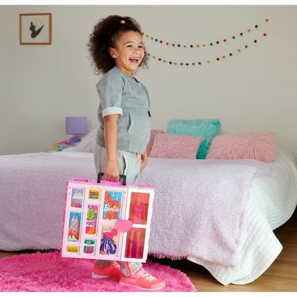 Barbie®-docka och Deluxe dressingbox, över 60 cm, från 3 år HGX57