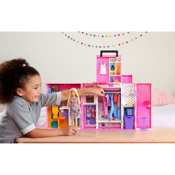 Barbie®-docka och Deluxe dressingbox, över 60 cm, från 3 år HGX57