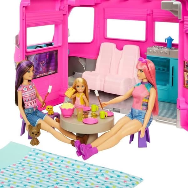 Barbie®-76cm Transformerbar husbil HCD46