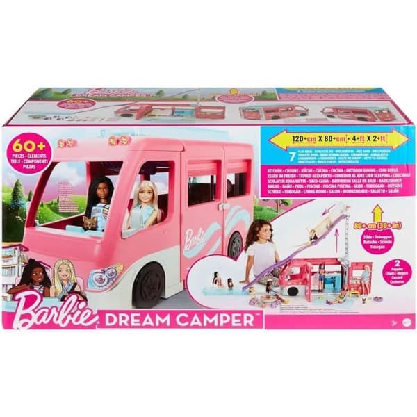Barbie®-76cm Transformerbar husbil HCD46