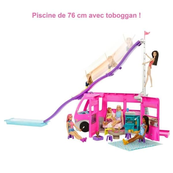 Barbie®-76cm Transformerbar husbil HCD46