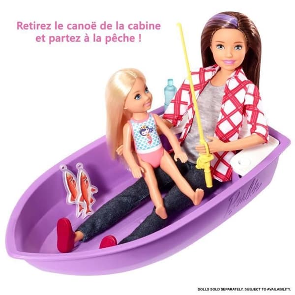 Barbie - 3-i-1 Dream Camper - 55 cm - Från 3 år - 50 Tillbehör